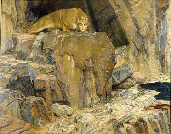 georg von rosen The Sphinx Sweden oil painting art